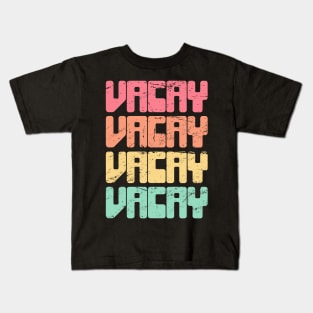 Retro 70s VACAY | Vacation Mode Kids T-Shirt